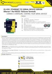 Ethernet 1 Port RS232 10xScrew Terminals - Farnell