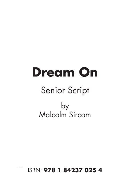 Script Dream On Senior.pdf - Musicline