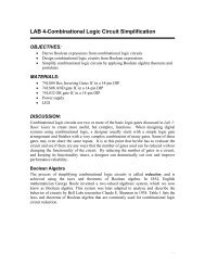 LAB 4-Combinational Logic Circuit Simplification