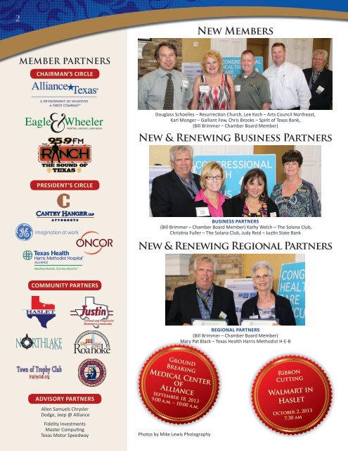 August 2013 Newsletter - Northwest Metroport Chamber of Commerce