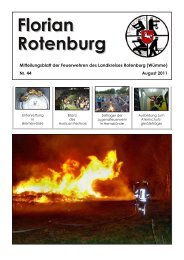 Feuerwehr - Veranstaltungen im Landkreis ... - Florian Rotenburg