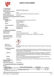 MSDS - LPS Laboratories