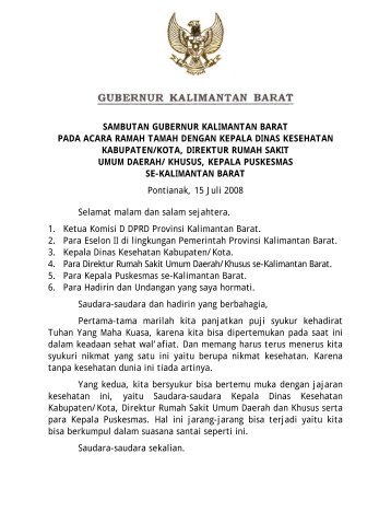 Selamat Pagi dan Salam Damai Sejahtera untuk Kita Semua - E-doc