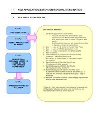 THE APPLICATION PROCESS - Malaysia My Second Home