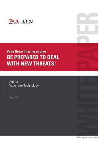 White Paper - Vade Retro Technology