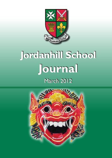 Journal Journal - Jordanhill School