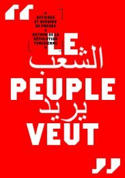 affiches et dessins de presse autour de la révolution tunisienne
