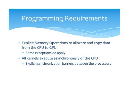 Evolution of the NVIDIA GPU Architecture