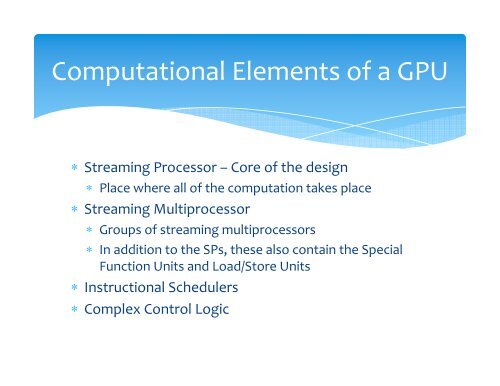 Evolution of the NVIDIA GPU Architecture