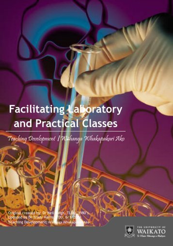 Facilitating Laboratory and Practical Classes - The University of ...