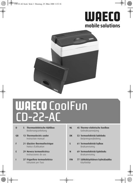 CoolFun CD-22-AC - Waeco