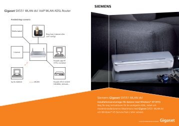 Siemens Gigaset SX551 WLAN dsl Gigaset SX551 WLAN dsl: VoIP ...