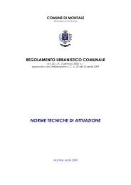 NORME TECNICHE DI ATTUAZIONE - Comune di Montale