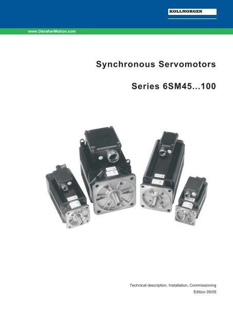Synchronous Servomotors Series 6SM45...100 - Portal - Kollmorgen ...
