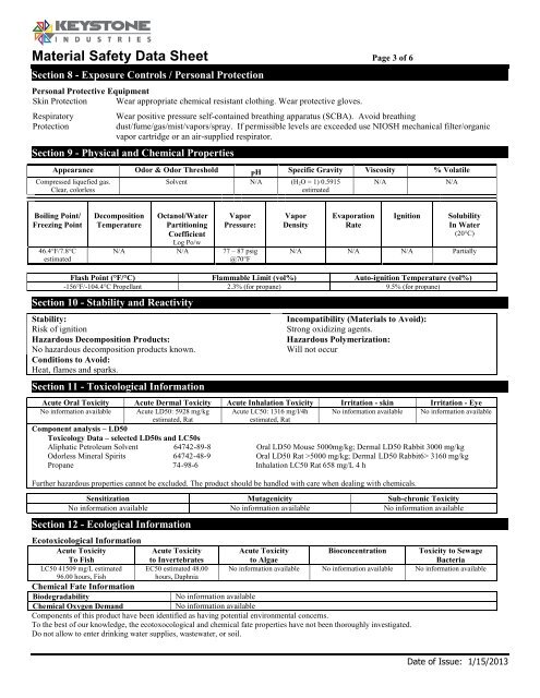 Mold Release Spray 1-13.pdf - Keystone Industries