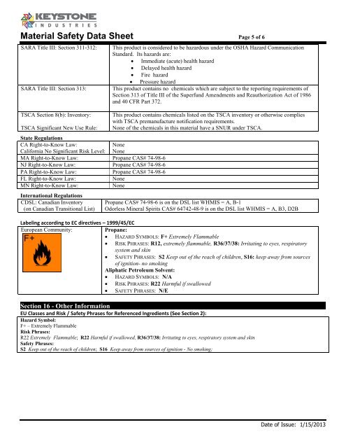 Mold Release Spray 1-13.pdf - Keystone Industries
