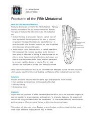 Fractures of the Fifth Metatarsal - CT-Ortho.com