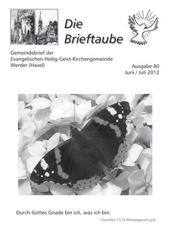 Ausgabe 80 Juni - Juli 2012 - Heilig-Geist-Kirchengemeinde Werder