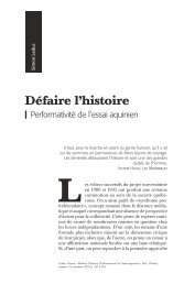 DÃ©faire l'histoire - imaginaire