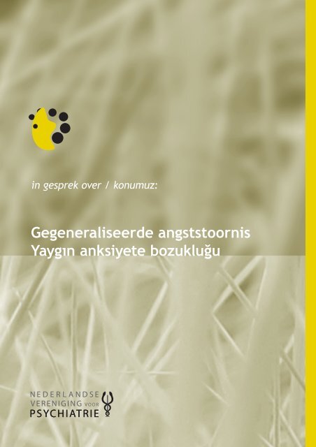 NVvP vertaling Gegeneraliseerde angststoornis (Turks) - GGZ inGeest