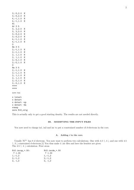 Calculating the effective U in APW methods. NiO - WIEN 2k