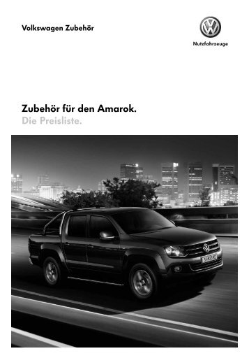 Preisliste - VW Nutzfahrzeuge