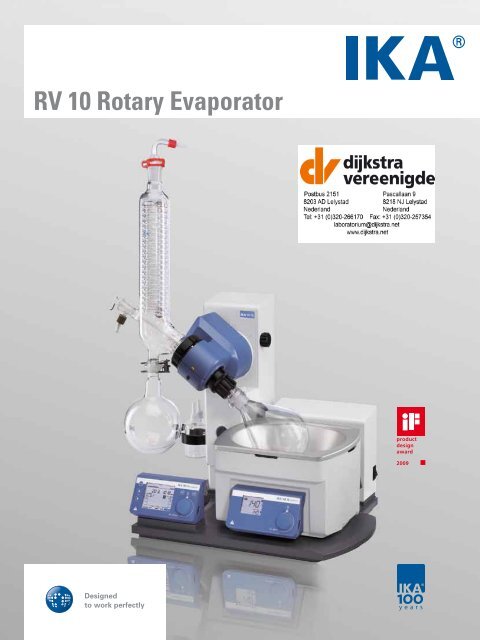 RV 10 Rotary Evaporator