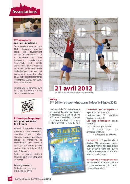 11 mars 2012 - Aramon.fr