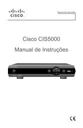 Cisco CIS5000 Manual de Instruções - Vodafone