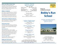 Bobby's Run School Brochure.pmd - Lumberton Township Schools