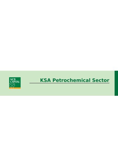 Saudi Petrochemicals - NCBC