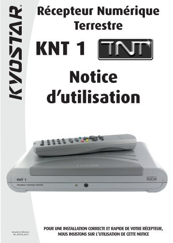 Notice d'utilisation - Kyostar