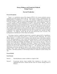 Energy Balances and Numerical Methods Design Project ... - CEMR