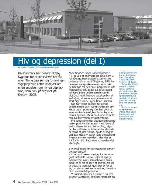 MAGAZINET JUNI 2006 - Hiv-Danmark