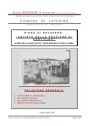 Relazione Pdr Ponticino - Comune di Laterina