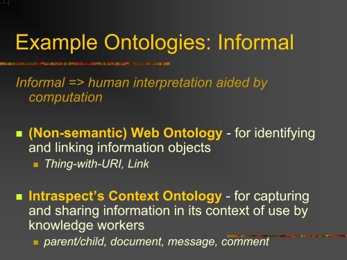 It Is What It Does: The Pragmatics of Ontology as ... - Tom Gruber
