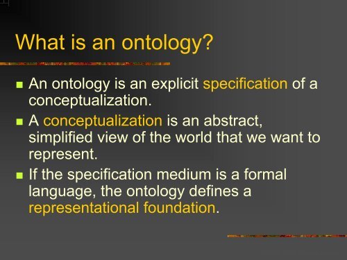 It Is What It Does: The Pragmatics of Ontology as ... - Tom Gruber