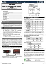 XEV22D - Emerson Climate Technologies