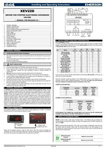 XEV22D - Emerson Climate Technologies