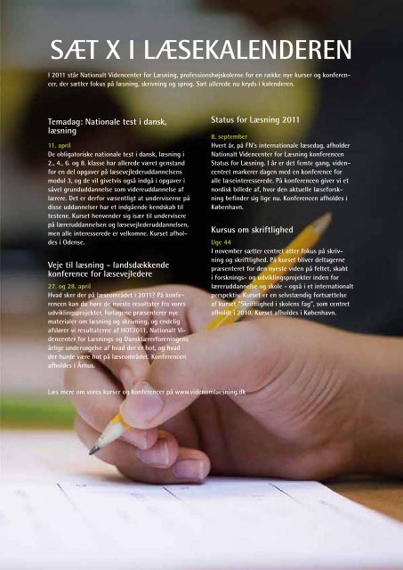 tema: test og evaluering af skriftsprog - Viden om LÃ¦sning