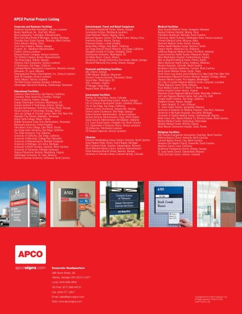 Complete 2012 Product Catalog Download - Apcosigns.com