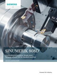 Brochure - SINUMERIK 808D - End User