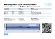 Spunbond nonwovens - Freudenberg Filtration Technologies