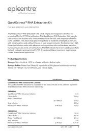 Protocol for QuickExtractâ¢ RNA Extraction Kit