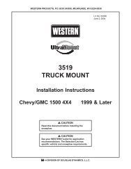 II Mount Kit UT GM 1500 4X4 1999-__ #3519 (Mount Box #67960-1)