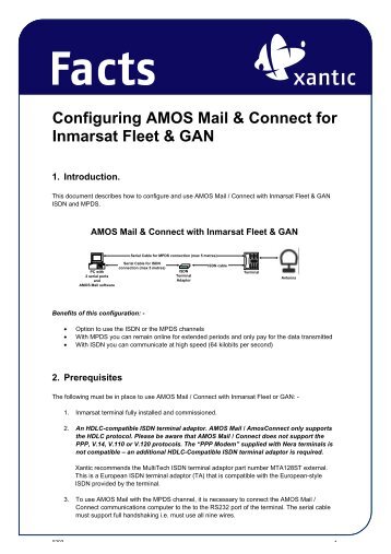 AmosConnect and Inmarsat Fleet GAN