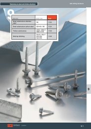Fastening to steel and timber structure Self drilling fasteners ... - EPRO