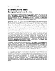 Beeramundi: Saving reefs, one beer at a time May 2007