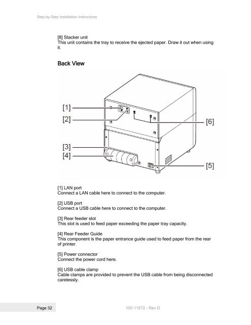 Printrex 980 Operator's Guide - TransAct