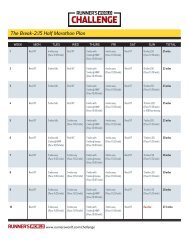 The Break-2:15 Half Marathon Plan